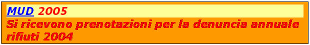 Casella di testo: Home page